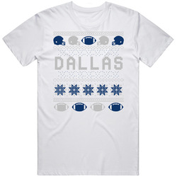 Dallas Football Ugly Christmas Sweater 8bit Pixel Art Fan T Shirt