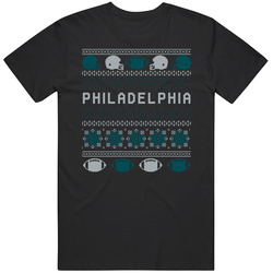 Philadelphia Football Ugly Christmas Sweater 8bit Pixel Art Fan T Shir