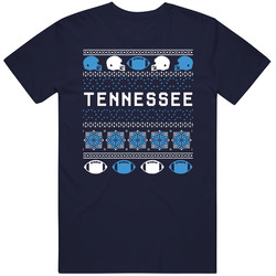 Tennessee Football Ugly Christmas Sweater 8bit Pixel Art Fan T Shirt