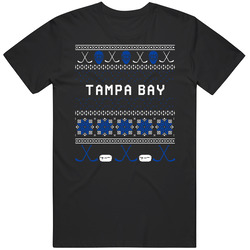 Tampa Bay Hockey Ugly Sweater 8bit Pixel Fan T Shirt