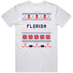 Florida Hockey Ugly Sweater 8bit Pixel Fan T Shirt