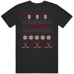 Arizona Hockey Ugly Sweater 8bit Pixel Fan T Shirt