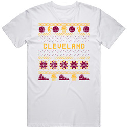 Cleveland Basketball Ugly Sweater 8bbit Pixel Art T Shirt