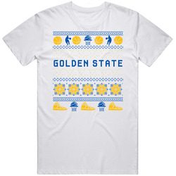 Golden State Basketball Ugly Sweater 8bbit Pixel Art T Shirt