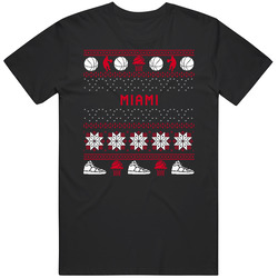 Miami Basketball Ugly Sweater 8bbit Pixel Art T Shirt