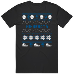 Minnesota Basketball Ugly Sweater 8bbit Pixel Art T Shirt