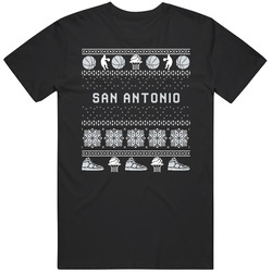 San Antonio Basketball Ugly Sweater 8bbit Pixel Art T Shirt