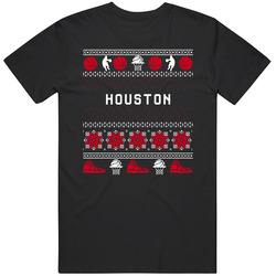 Houston Basketball Ugly Sweater 8bbit Pixel Art T Shirt
