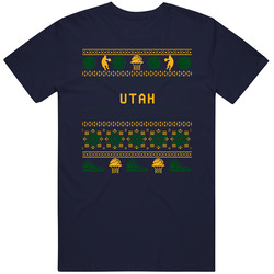 Utah Basketball Ugly Sweater 8bbit Pixel Art T Shirt