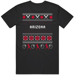 Arizona Baseball Ugly Sweater 8bit Pixel Art Fan T Shirt