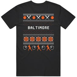 Baltimore Baseball Ugly Sweater 8bit Pixel Art Fan T Shirt