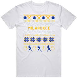 Milwaukee Baseball Ugly Sweater 8bit Pixel Art Fan T Shirt