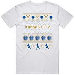 Kansas City Baseball Ugly Sweater 8bit Pixel Art Fan T Shirt