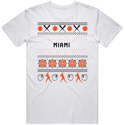 Miami Baseball Ugly Sweater 8bit Pixel Art Fan T Shirt