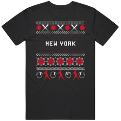 New York Nyy Baseball Ugly Sweater 8bit Pixel Art Fan T Shirt