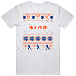 New York Nym Baseball Ugly Sweater 8bit Pixel Art Fan T Shirt