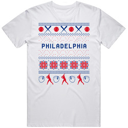 Philadelphia Baseball Ugly Sweater 8bit Pixel Art Fan T Shirt