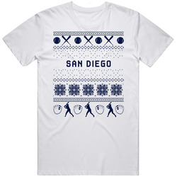 San Diego Baseball Ugly Sweater 8bit Pixel Art Fan T Shirt