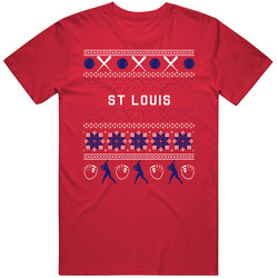 St Louis Baseball Ugly Sweater 8bit Pixel Art Fan T Shirt
