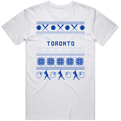 Toronto Baseball Ugly Sweater 8bit Pixel Art Fan T Shirt