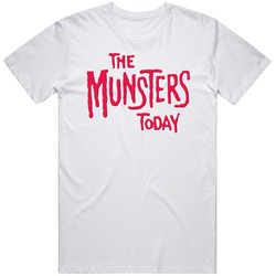 The Munsters Today Retro 80s Tv Show Logo Fan T Shirt