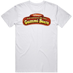 Adventures Of The Gummi Bears Retro 80s Tv Show Logo Fan T Shirt
