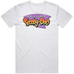 A Pup Named Scooby Doo Retro 80s Tv Show Logo Fan T Shirt