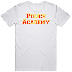 Police Academy Retro 80s Tv Show Logo Fan T Shirt