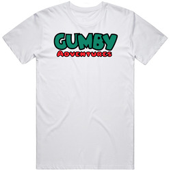 Gumby Adventures Retro 80s Tv Show Logo Fan T Shirt