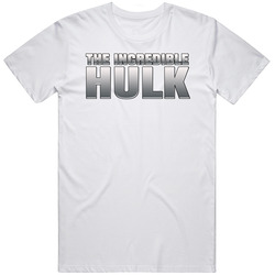 The Incredible Hulk Retro 80s Tv Show Logo Fan T Shirt