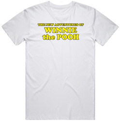 The New Adventures Of Winnie The Pooh Retro 80s Tv Show Logo Fan T Shi