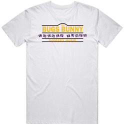 The Bugs Bunny Looney Tunes Comedy Hour Retro 80s Tv Show Logo Fan T S