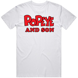 Popeye And Son Retro 80s Tv Show Logo Fan T Shirt