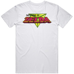 The Legend Of Zelda Retro 80s Tv Show Logo Fan T Shirt