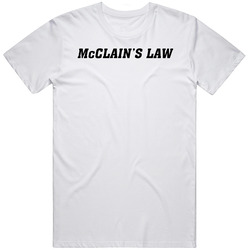 Mcclain's Law Retro 80s Tv Show Logo Fan T Shirt