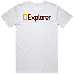 National Geographic Explorer Retro 80s Tv Show Logo Fan T Shirt