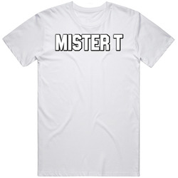 Mister T Retro 80s Tv Show Logo Fan T Shirt