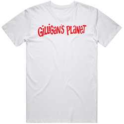 Gilligan's Planet Retro 80s Tv Show Logo Fan T Shirt