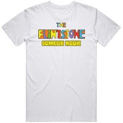The Flintstone Comedy Hour Retro 80s Tv Show Logo Fan T Shirt