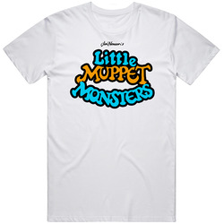 Jim Henson's Little Muppet Monsters Retro 80s Tv Show Logo Fan T 