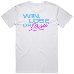 Win Lose Or Draw Retro 80s Tv Show Logo Fan T Shirt