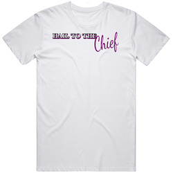 Hail To The Chief Retro 80s Tv Show Logo Fan T Shirt