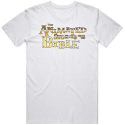 Animated Stories From The Bible Retro 80s Tv Show Logo Fan T Shirt