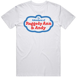 The Adventures Of Raggedy Ann And Andy Retro 80s Tv Show Logo Fan T Sh