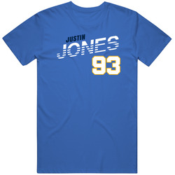 Justin Jones 93 Favorite Player Los Angeles C Football Fan T Shirt