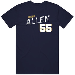 Brian Allen 55 Favorite Player Los Angeles R Football Fan T Shirt