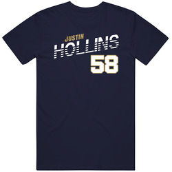 Justin Hollins 58 Favorite Player Los Angeles R Football Fan T Shirt