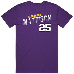 Alexander Mattison 25 Favorite Player Minnesota Football Fan T Shirt