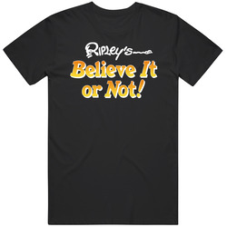 Ripley's Believe It Or Not Retro 80s Tv Show Logo Fan Cool T Shir Ripley's Believe It Or Not Retro 80s Tv Show Logo Fan Cool T Shir