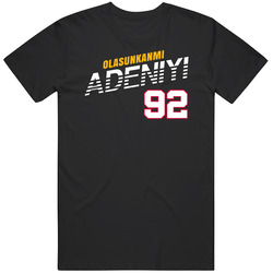 Olasunkanmi Adeniyi 92 Favorite Player Pittsburgh Football Fan T Shirt